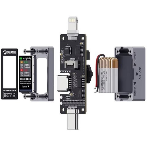 USB-тестер Mechanic T-824, USB тип-C, Lightning Прев'ю 1