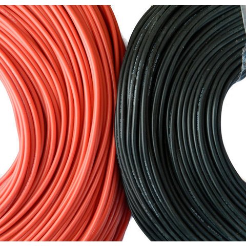 Провод в силиконовой изоляции 20AWG, 0,5 мм², 1 м, красный, UL3135 Превью 1