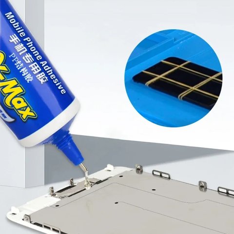 Sealant Glue Mechanic X-MAX, (for touchscreen/LCD gluing, 50 ml, transparent) Preview 2