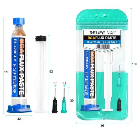 Флюс-паста RELIFE RL-420S-UV, 10 мл Превью 1