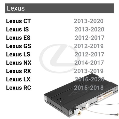 CarPlay для Lexus CT / IS / ES / GS / LS / NX / RX / LX / RC Превью 1