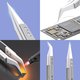 Mounting Tweezers Mechanic SM-11, (straight, ceramic, 155 mm) Preview 1