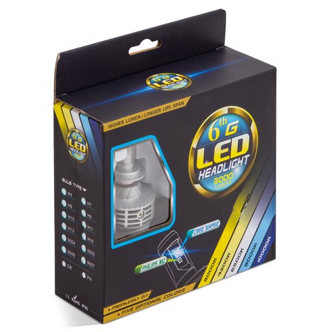 Juego de luces LED principales para coche UP-6HL (9005 (HB3), 3000 lm) Vista previa  2