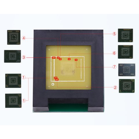 Adaptador EMMC SAM-TP-BGA 169 Vista previa  2