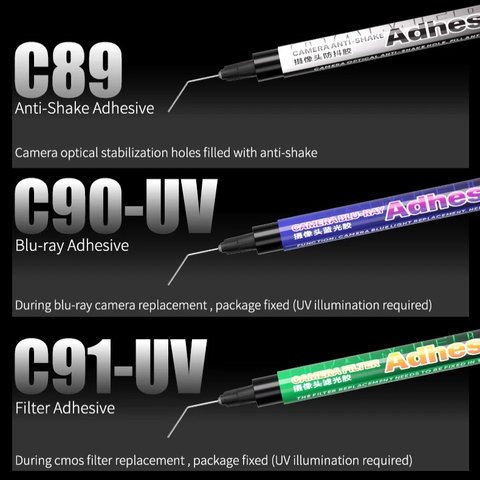 Adhesivo Mechanic C90-UV, para reparación de cámara, 3 g, blue light Vista previa  1