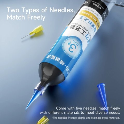 Adhesivo JCID TP-030T, poliuretano, transparente, para pegar tapas traseras, para marcos de pantalla, de secado instantáneo, 30 ml Vista previa  11