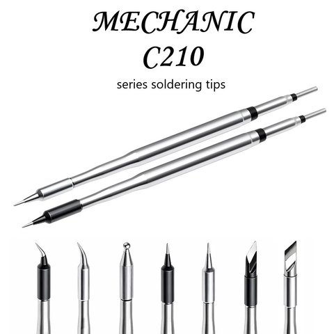 Punta para cautín Mechanic C210-TI, aguja, negro Vista previa  4