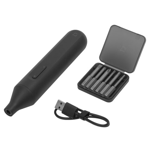 Електрична викрутка Xiaomi Mi Home (Mijia) Electric Screwdriver Black 6 в 1 Прев'ю 1