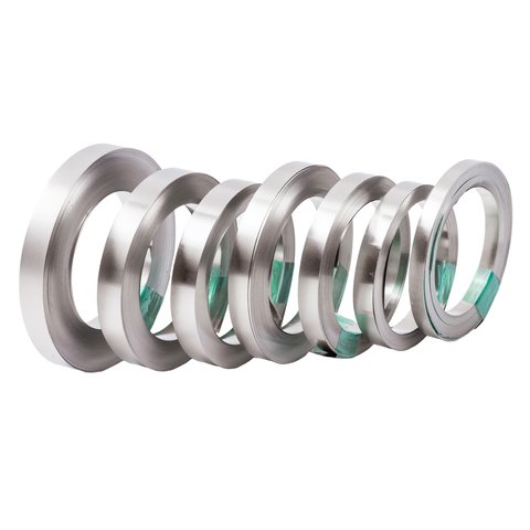 Стрічка нікелева для зварювання акумуляторів, 0,15 мм, 10 мм, 10 м, нікельована сталь Прев'ю 1