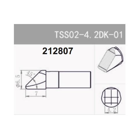 Паяльне жало Quick TSS02-4.2DK-01 Прев'ю 1