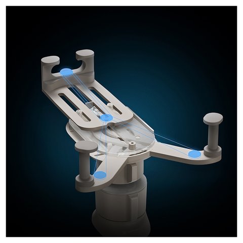 Автомобільний тримач Baseus Stable Series Air, бежевий, на дефлектор, #SUWX020002 Прев'ю 5