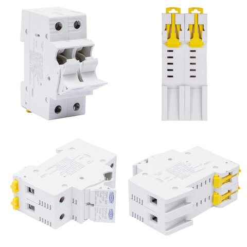 Держатель предохранителя TOMZN TOPV-32X, 1100 В, 1-32 А, 2P, с LED индикацией, PV Превью 1
