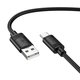 USB кабель Hoco X122, USB тип-C, USB тип-A, 100 см, 3 A, черный, #6942007662222 Превью 1