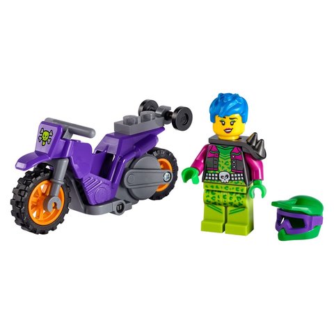 Конструктор LEGO City Каскадерский мотоцикл для вставания дыбом (60296) Превью 2